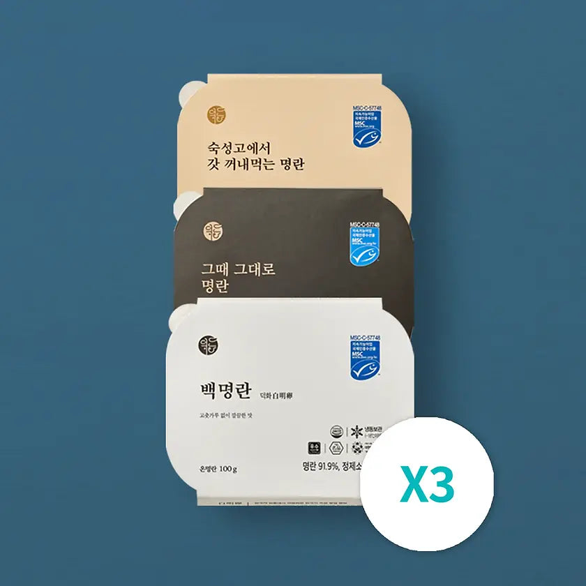 덕화 시그니처 명란 세트 9개 + 튜브 명란 1개 증정