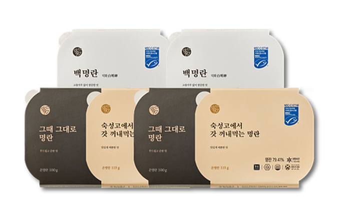 Package A - 성게알 1개 + 덕화명란 시그니처 6 개 + 튜브 명란 3 개