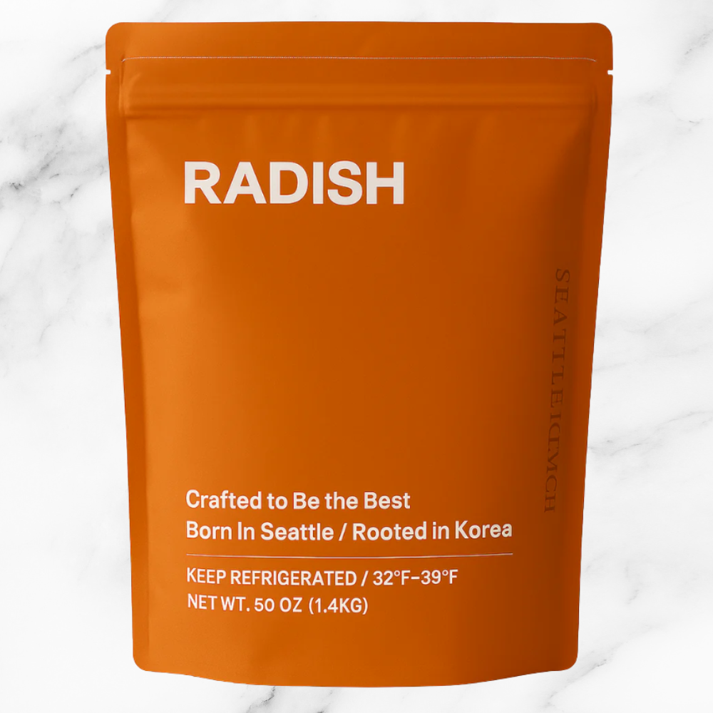 [Seattle Kimchi] Radish Kimchi 50oz (1.4kg) / 석박지