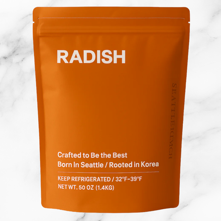 [시애틀김치] 석박지 1.4kg (50oz) 큰 사이즈 | Radish Kimchi