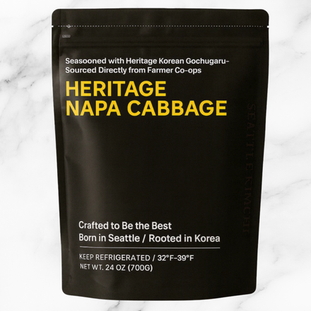 [시애틀김치] 프리미엄 맛김치 700g (24oz) | Heritage Napa Cabbage Kimchi