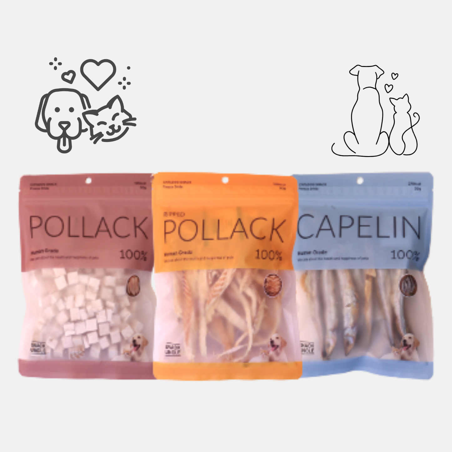 Golden Pollack Dog Treat