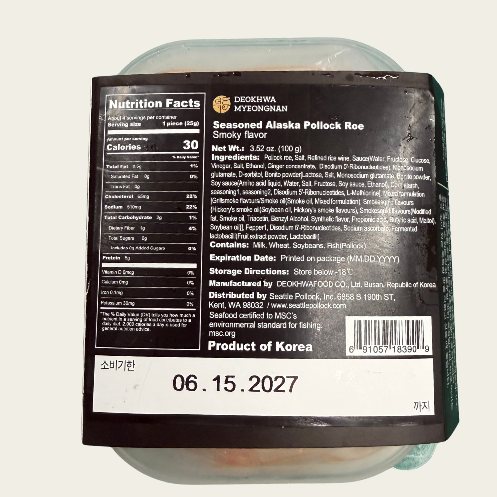 Original Pollock Roe