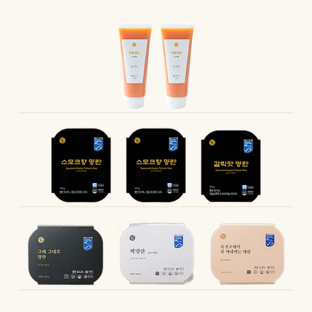 [Bundle CS1] 튜브 명란 2 + 시그니처 3 + 맛 명란 3 | 5% 할인