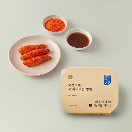 [덕화] 숙성고에서 갓 꺼내먹는 명란 115g | Aged Pollock Roe