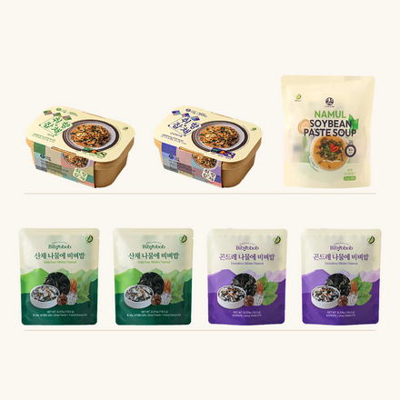 [Bundle DW1] 취향잡채 2 + 즉석 된장국 1 + 비벼밥 4