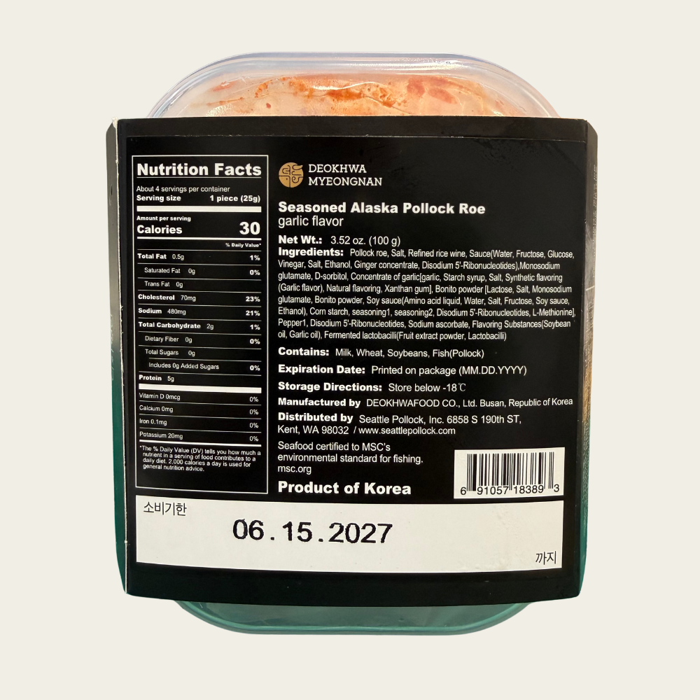Original Pollock Roe